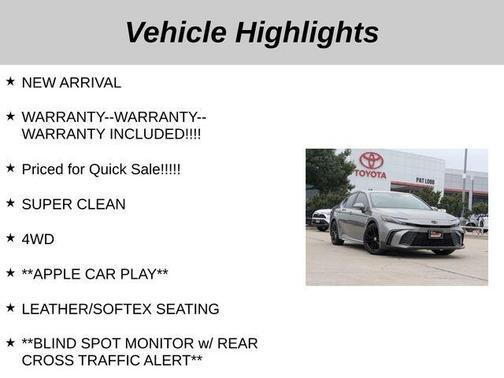 2025 Toyota Camry SE