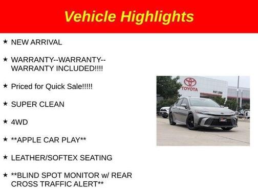 2025 Toyota Camry SE