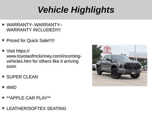 2023 Toyota Tundra Hybrid TRD Pro