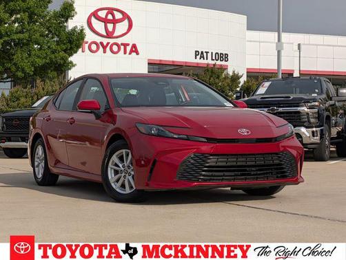 Supersonic Red 2025 Toyota Camry LE