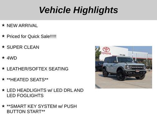 2024 Ford Bronco Black Diamond