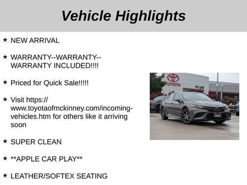 2022 Toyota Camry SE
