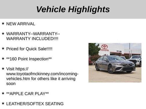 2023 Toyota Camry SE