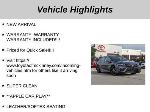 2022 Toyota Camry SE