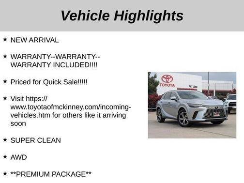 2023 Lexus RX 350h Premium