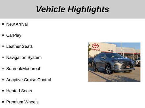 2022 Lexus RX 350 Base