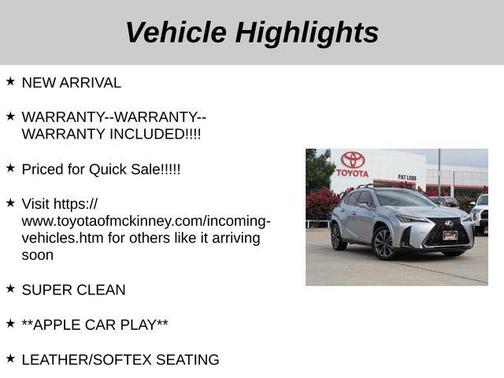 2025 Lexus UX 300h 300H