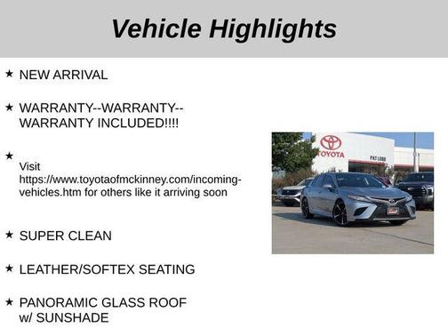 2020 Toyota Camry XSE