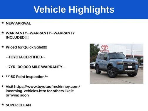 2024 Toyota Land Cruiser Base