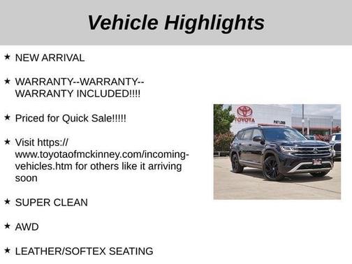 2023 Volkswagen Atlas 3.6L SEL