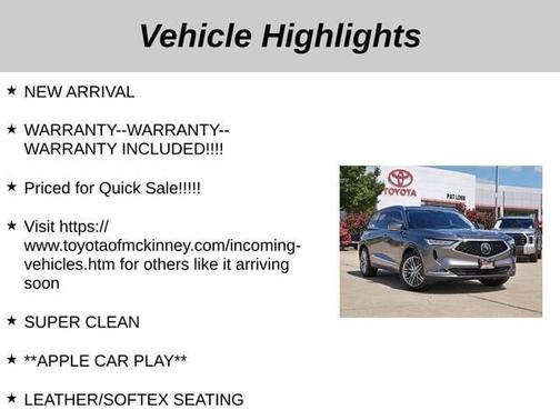 2022 Acura MDX Advance