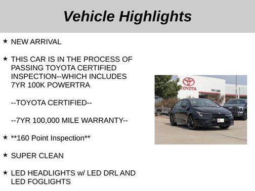 2025 Toyota Corolla Hybrid SE