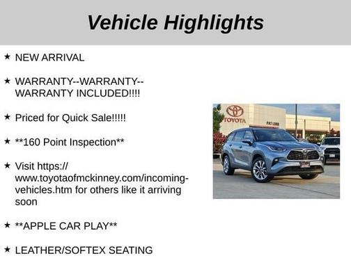 2022 Toyota Highlander Hybrid Limited