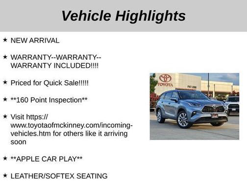 2022 Toyota Highlander Hybrid Limited