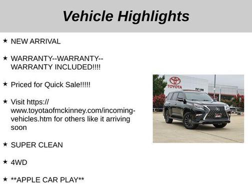 2022 Lexus GX 460 Base