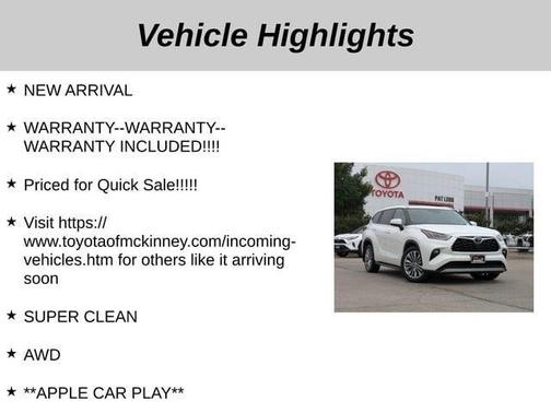 2021 Toyota Highlander Platinum