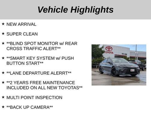 2025 Toyota Camry SE
