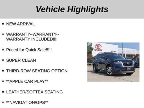 2022 Nissan Pathfinder Platinum