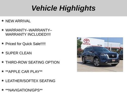 2022 Nissan Pathfinder Platinum