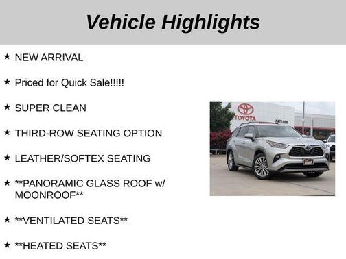 2023 Toyota Highlander Hybrid Platinum
