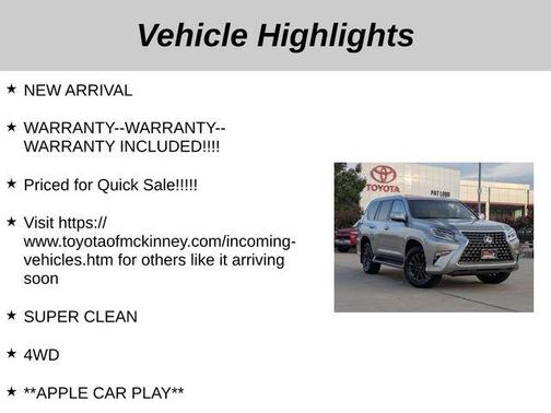 2022 Lexus GX 460 Base