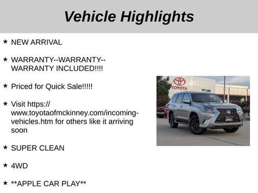 2022 Lexus GX 460 Base
