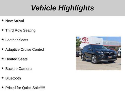 2024 Toyota Highlander Platinum