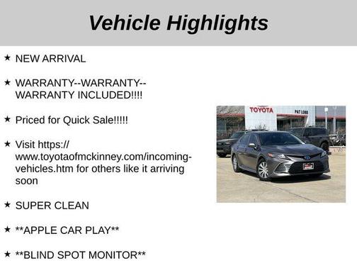 2023 Toyota Camry Hybrid LE