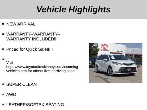 2023 Toyota Sienna Limited 7-Passenger