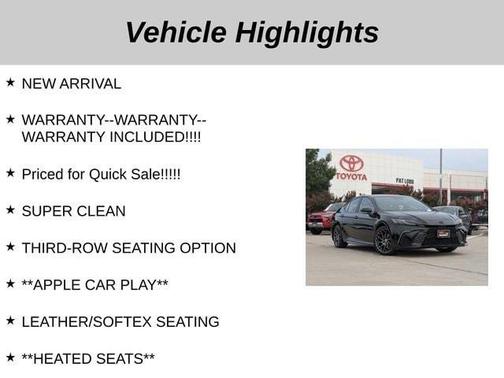 2025 Toyota Camry XSE
