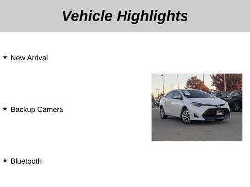 2017 Toyota Corolla LE