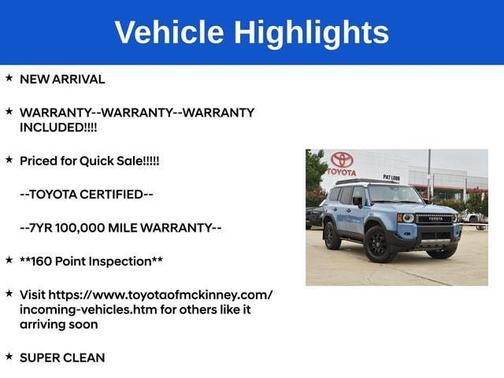 2024 Toyota Land Cruiser FIRST EDITION