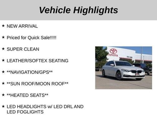 2018 BMW 540 i