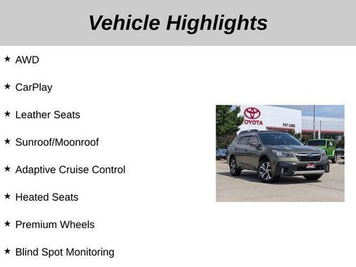 Autumn Green Metallic 2021 Subaru Outback Limited