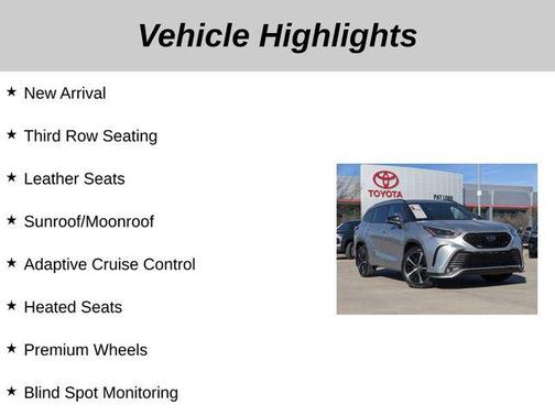 2022 Toyota Highlander XSE