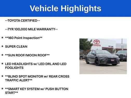 2025 Toyota Camry SE