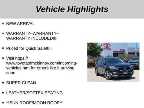2019 Acura RDX Technology Package