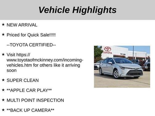 2022 Toyota Corolla LE
