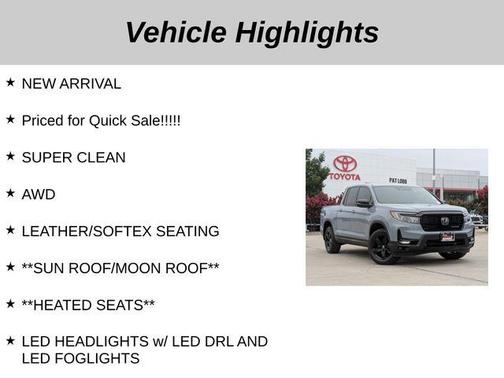 2023 Honda Ridgeline Black Edition
