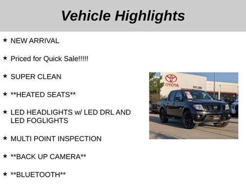 2018 Nissan Frontier SV