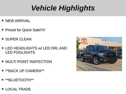 2019 RAM 1500 Laramie