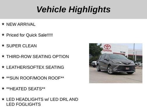 2022 Toyota Sienna XLE