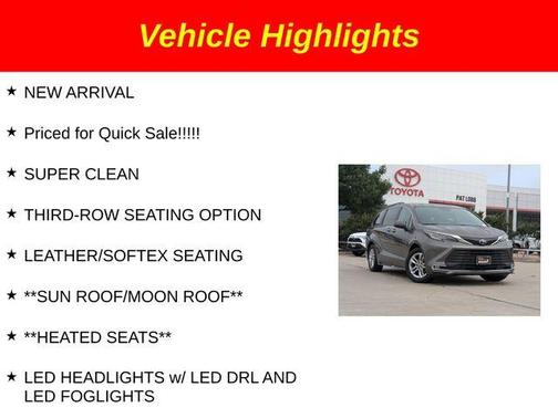 2022 Toyota Sienna XLE