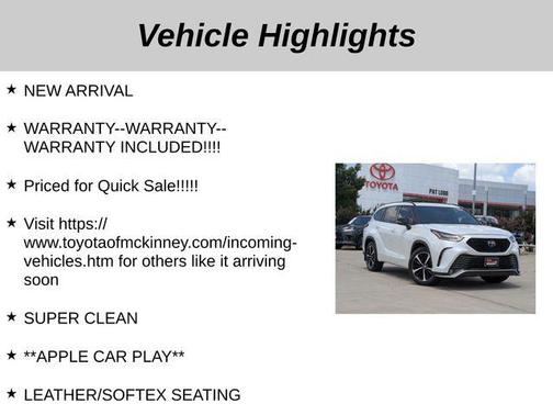 2022 Toyota Highlander XSE