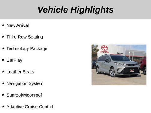 2023 Toyota Sienna XSE 7 Passenger