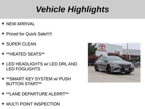 2024 Toyota Camry XSE