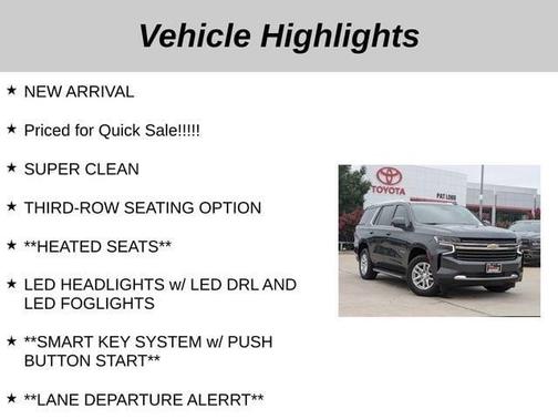 2021 Chevrolet Tahoe LT