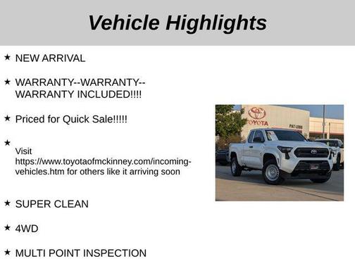 2024 Toyota Tacoma SR