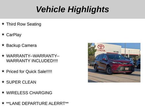 2022 Toyota Sienna LE