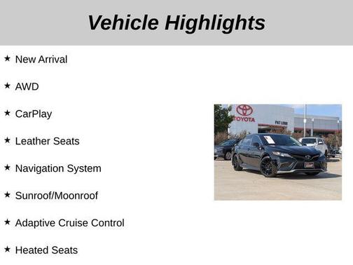 2024 Toyota Camry XSE